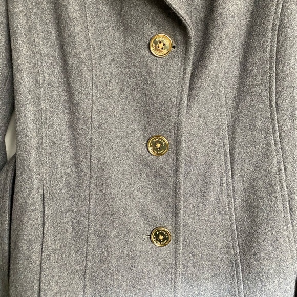 Michael Kors Gray Peacoat - Picture 3 of 5
